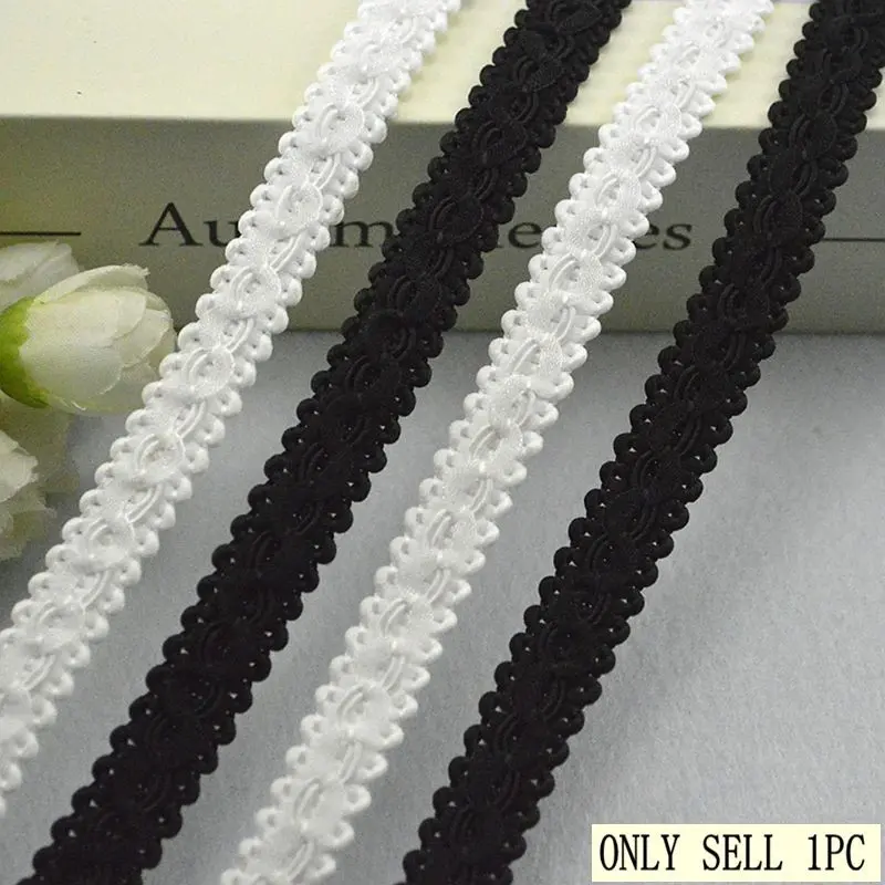 5meters/16.4ft New Lace Trim Ribbon, DIY Dress Accessories, Fabric Laces for Clothing, 8-Character Weave Ribbon, Fashion Craft Supplies