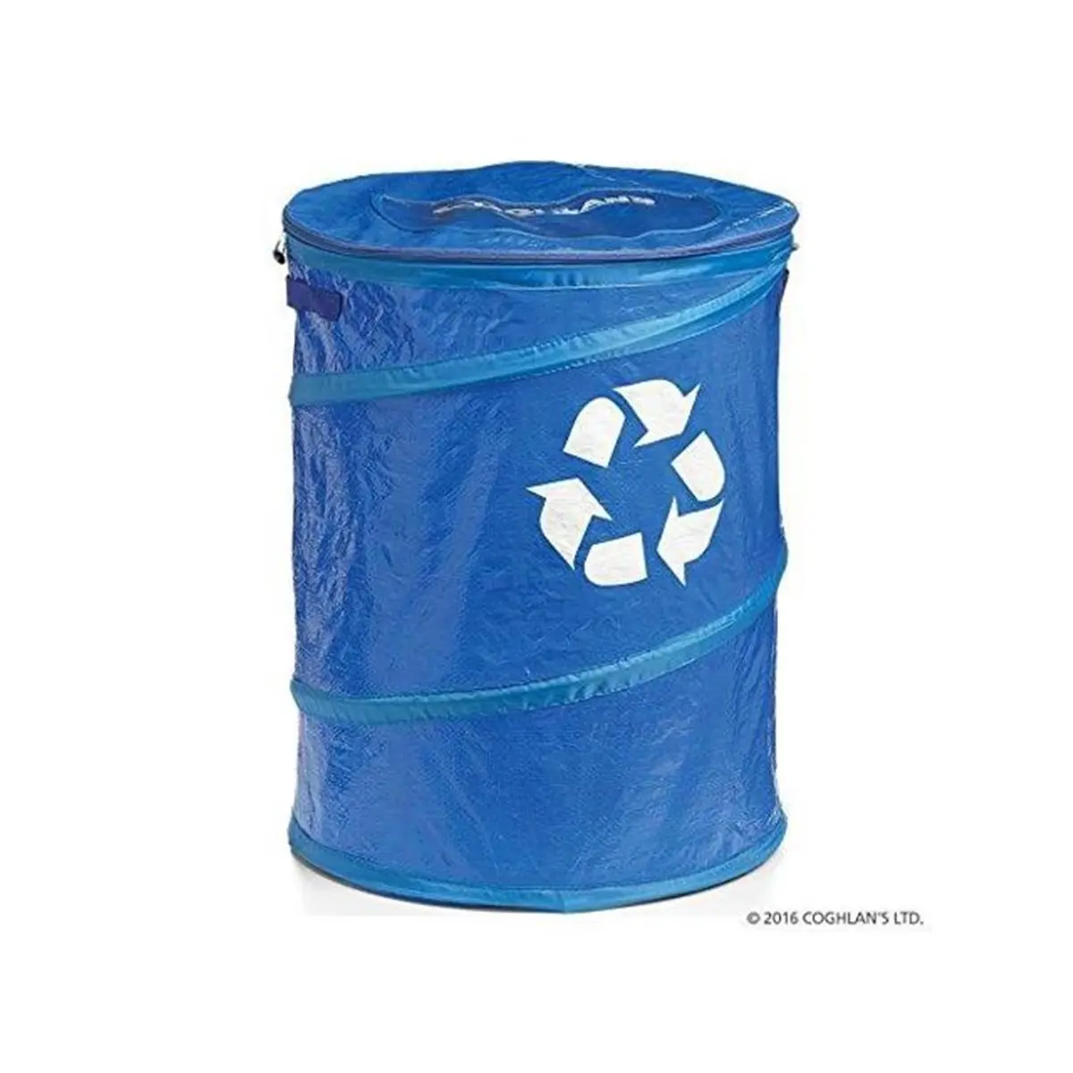 Coghlans Pop-Up Recycle Bin, Large Non-Rolling Indoor Recycling Bin for Tailgating, Cabin, Campsite Use, Non-Rolling Indoor Recycling Bins
