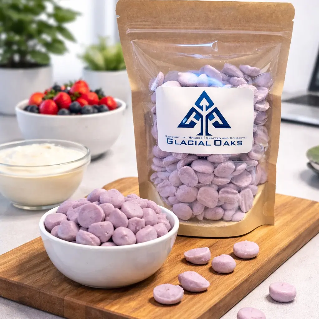 Freeze-Dried Blueberry Yogurt Bites