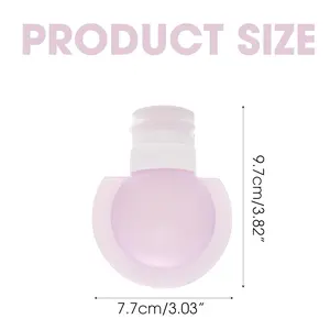 3 pc silicone travel Bottle set, leak-proof squeeze tube, 60 ml sized bottle, Travel Travel, carry-on airline safety kit, refill shampoo, conditioner liquid container