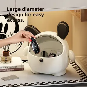 Entryway Storage Box Home Doorway Creative Cartoon Plastic with Lid Large Capacity Key Bar Counter Multifunctional Storage Box
