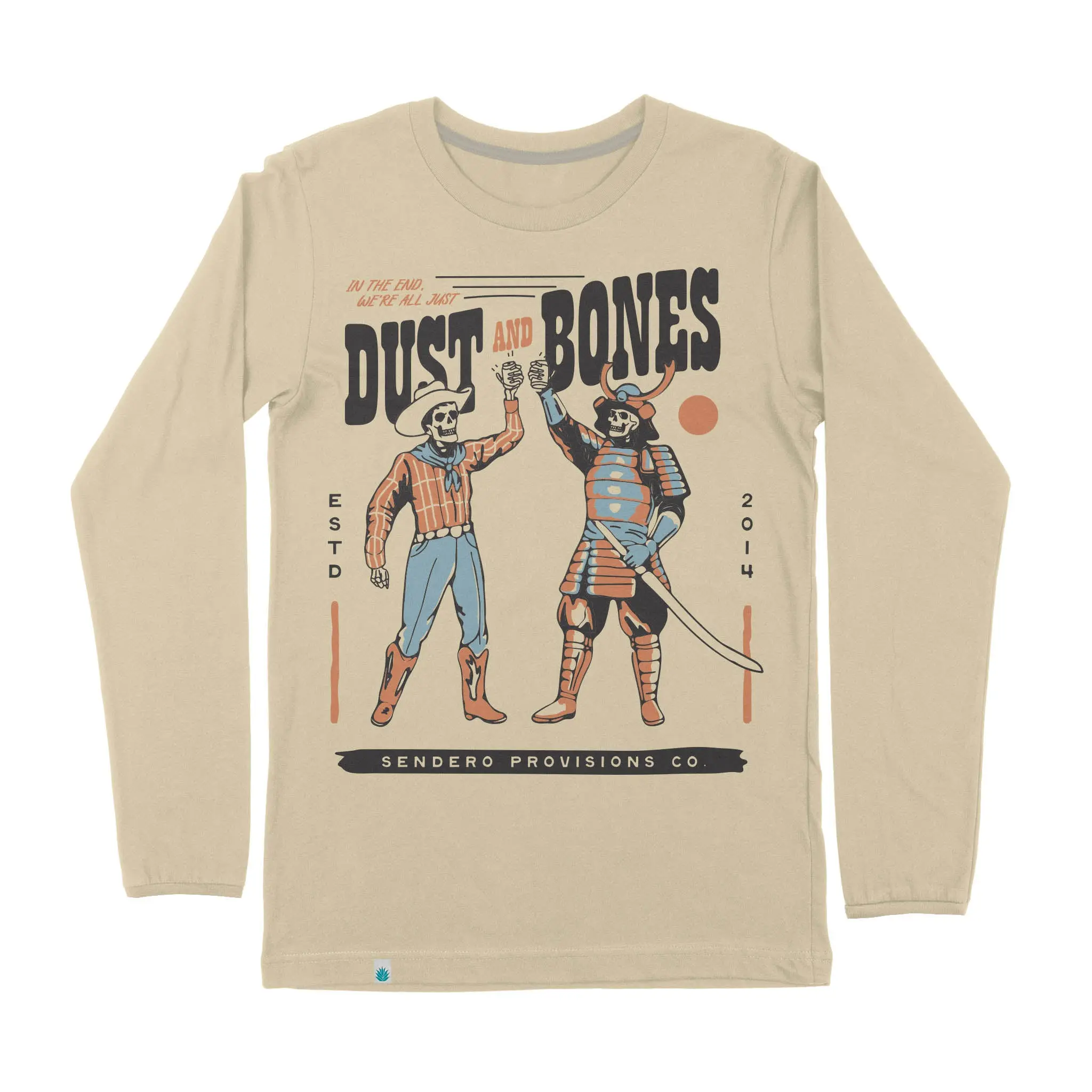 Dust & Bones Long Sleeve T-Shirt - Cream