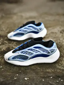 Men's Casual Sports Shoes Sneaker Warrior Style Fashion Irregular Design Thick Sole Versatile Daily Wear Comfortable Footwear