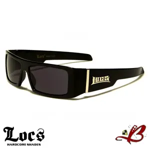 Locs OG Black Signature Lowrider Flat Top Gangster Hardcore Shades Sunglasses tiktok shop