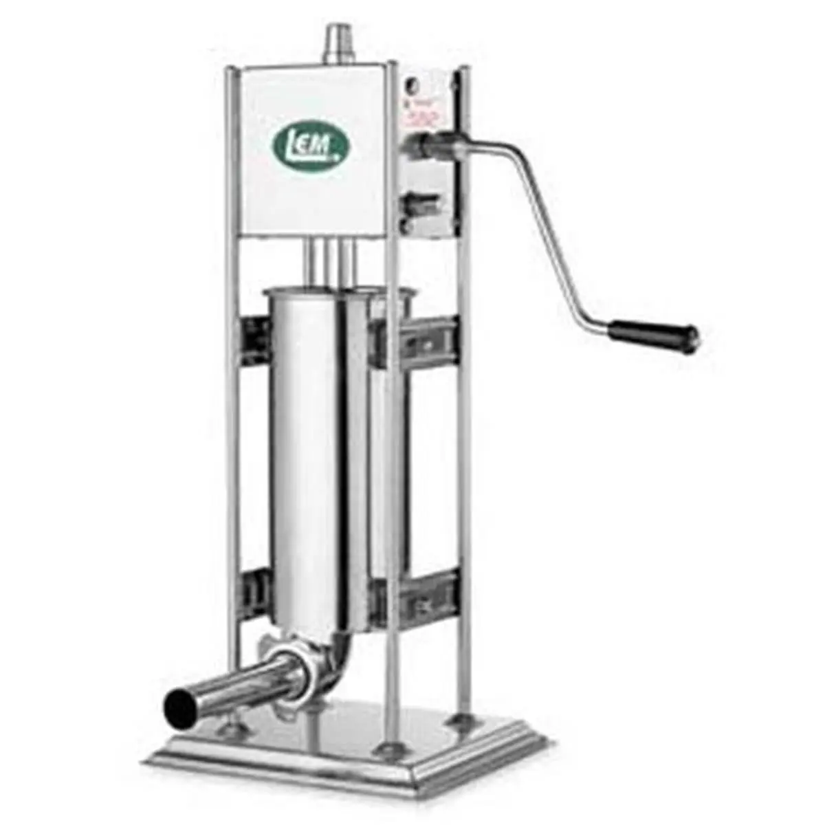 212 MAIN 10lb Dual Gear Stainless Steel Sausage Stuffer, Heavy-Duty High-Pressure Kitchenware Meat Processor, Machine Sausage Maker