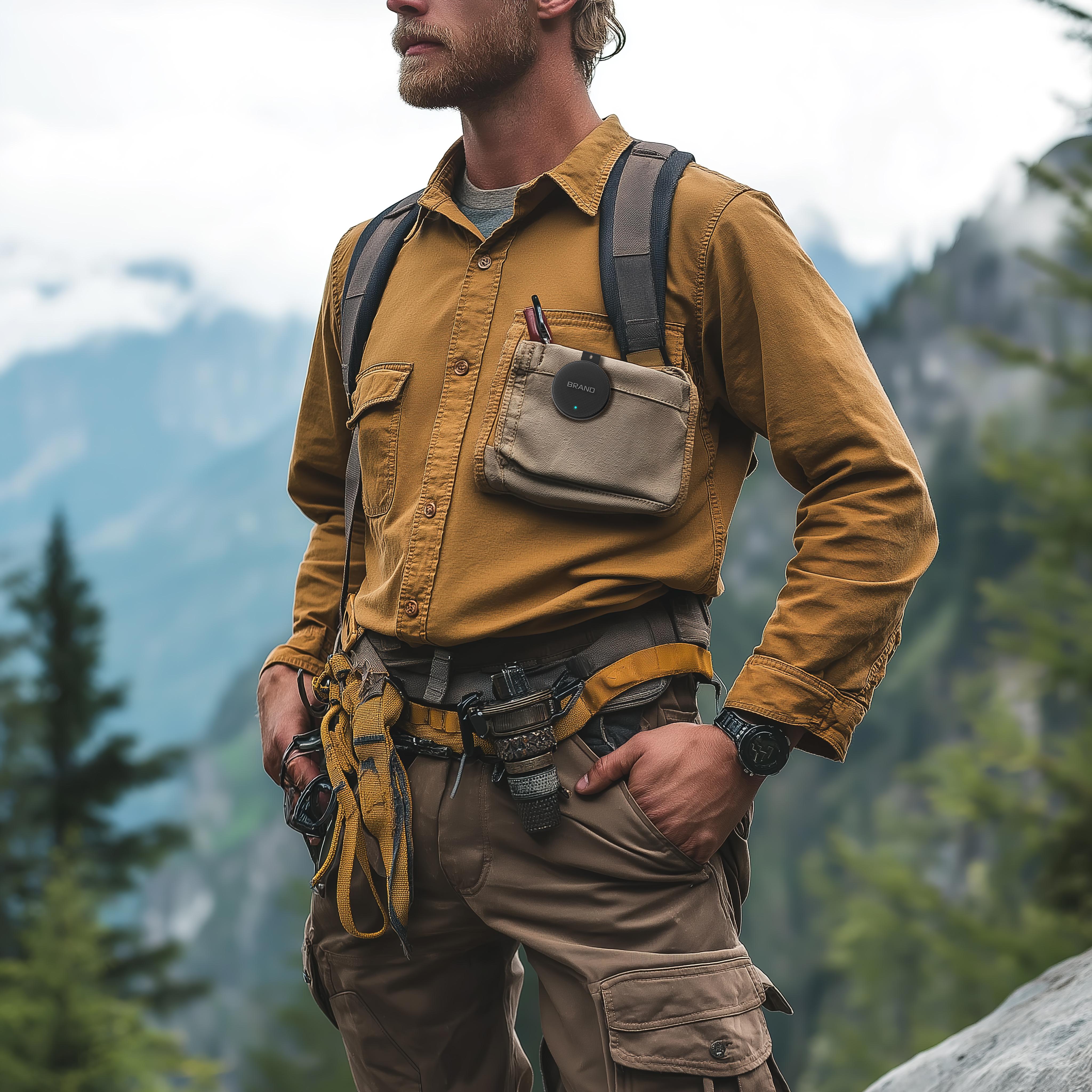 【2026 Upgraded】SUPERONE 4-in-1 Wearable Bluetooth Speaker【Hang Clip, Wrist Watch, Hang Hook & MagSafe Stand】Hi-Fi Sound TWS Portable Wireless Mini Speaker, IPX7 Waterproof for Work, Running & Outdoors