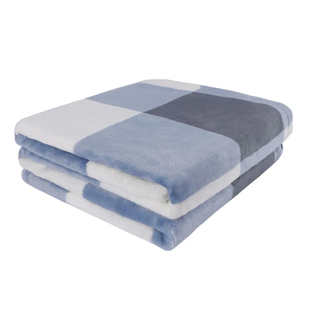 PiccoCasa Plaid Flannel Fleece Blanket, Soft Buffalo Checkered Throw Blanket-Twin/Queen/King