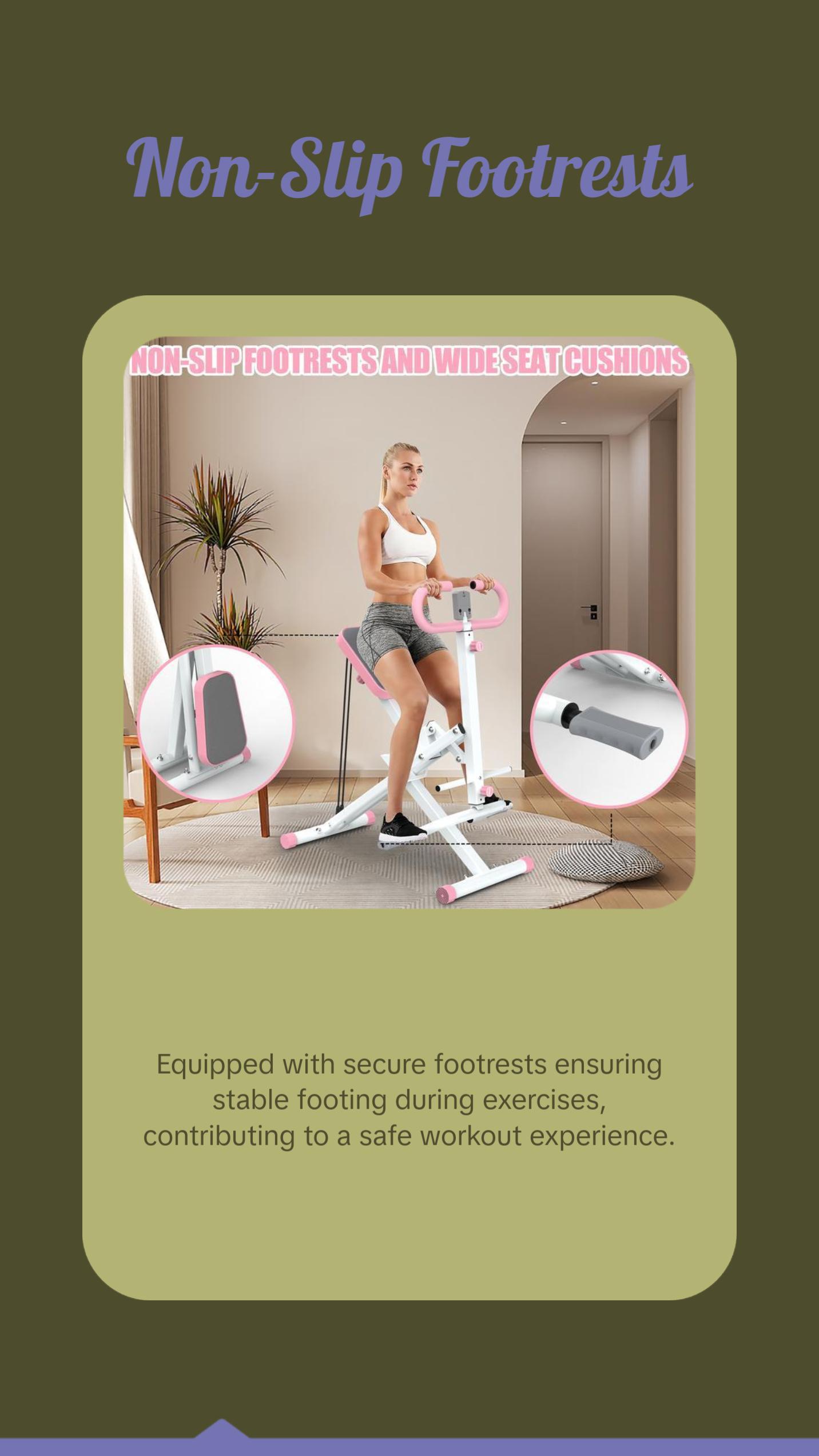 Foldable Squat Rodeo Core Exercise Machine