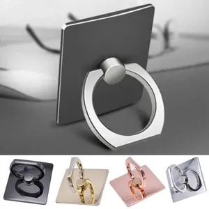 Cellphone Accessories Finger Ring Holder for Mobile Phone Smartphone Parts Cell Smart Phone Ring Transparent Clip Socket Stand