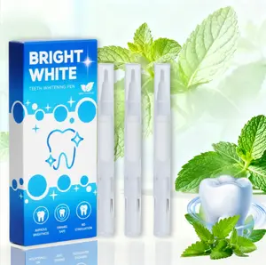 Teeth Whitening Gel Pen - Gentle Whitening Without Sensitivity, Rich In Natural Mint Extract, Quickly Whitens Teeth, Effective Teeth Whitening Agent.