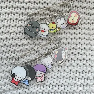 Game Love And Deepspace Xavier Zayne Rafayel Sylus Caleb Keychain Pin Pendant Accessory - Durable Alloy with Character Designs for Cosplay and Gifts