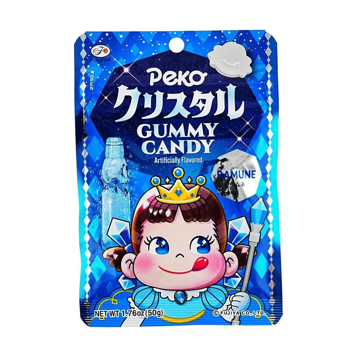 FUJIYA Ramune Soda Gummy Candy 50g - Japanese Refreshing Sweet Chewy Treat FUJIYA Ramune Soda Gummy Candy 50g - Japanese Refreshing Sweet Chewy Treat