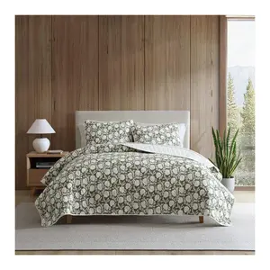 Eddie Bauer Garden Bloom Green Twin Quilt ShamSet