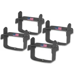 BILLET4X4 2-1/4 inch Wide Axle Leaf Spring Clamps - Set of Four (4) (4X4 Off-Road Vehicles)