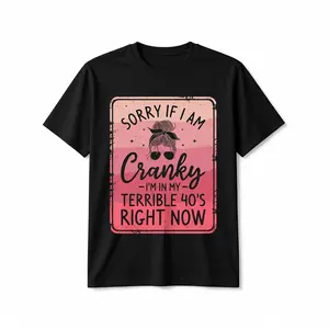 Relaxing and breathable sorry if im a bit impatient im going through a rough time at 40 mens 100 cotton weight 180g round black neck s xxxl soft and comfortable moisture wicking transparent suitable for men and womens birthdays black