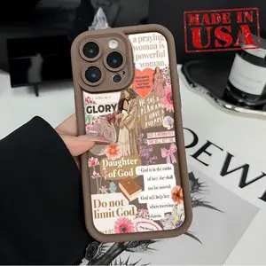 Vintage Jesus Pattern TPU Phone Case for iPhone17/16/15/14/13/12/11/X/XS pro max plusSamsungS22/S23/S24/S25/S21/S26/A13/A14/A15/A16/A17/A33/A34/A35/A36/A52/A53/A54/NOTE20/NOTE20ULTRA-Grade Protection Silicone Cover Smartphone Casing