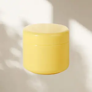 Plastic Cream Bottle, 50g Cream Box, PP Round Sample Bottle, Cosmetic Packaging, Ideal for Samples and Gifts, Refill Container