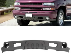Front Lower Bumper Valance Compatible with 2003-2006 Chevy Chevrolet Suburban 1500 Tahoe Z71 w/Fog Light Hole & Tow Hook Hole Replace for GM1092209 15766483 Lower Bumper Cover Air Dam Deflector