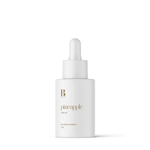Pineapple Body Oil, Silky Smooth Moisturizer for Body Care with Refreshing Scent