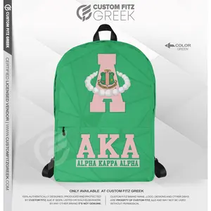 AKA - Crown Pearl - Alpha Kappa Alpha - Backpack (Mid-Size)