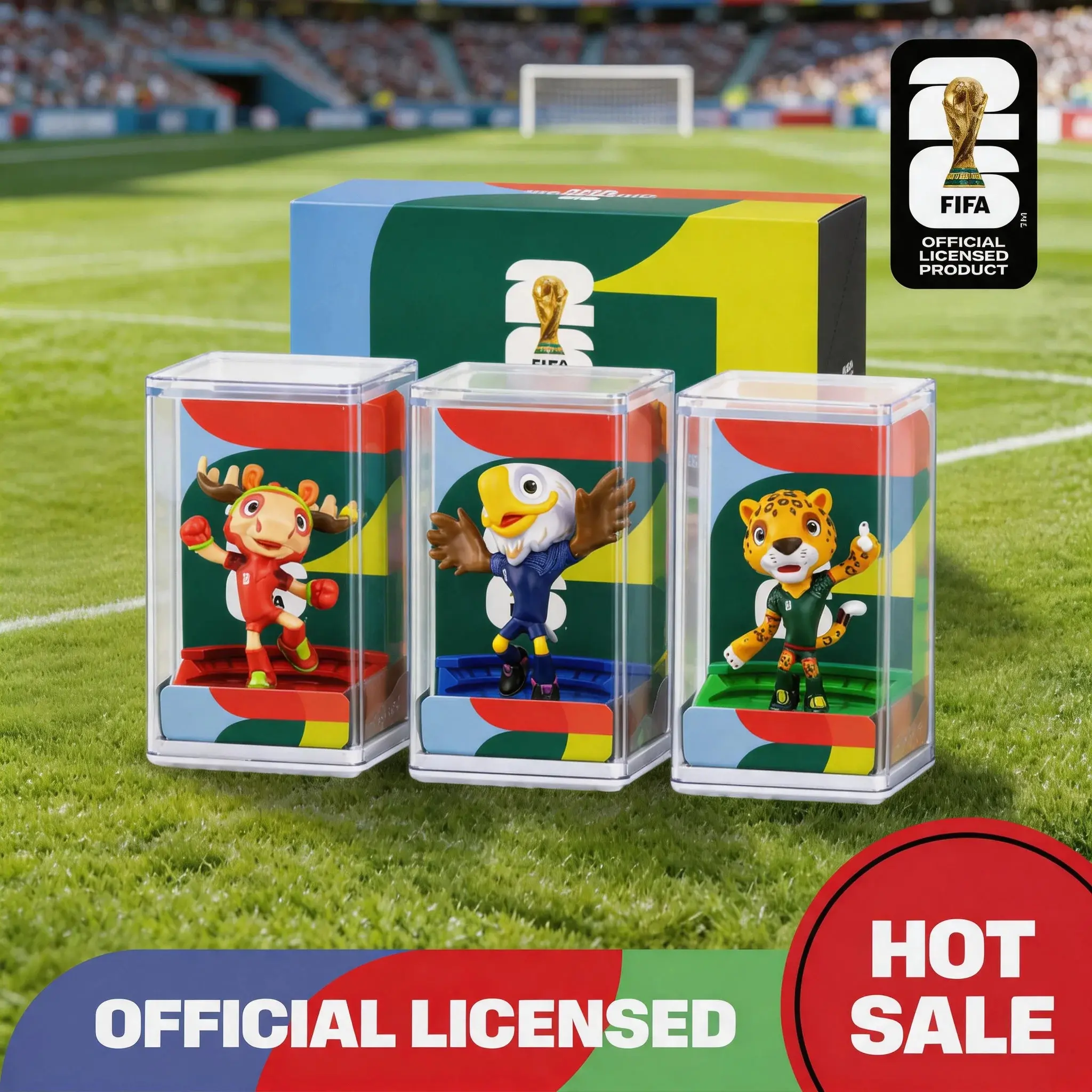 FIFA 2026 World Cup Collectible Mascot Figurines toys  6cm/2.5in