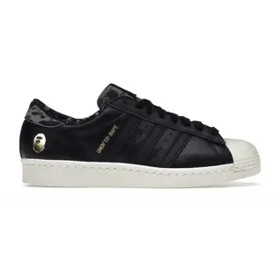 adidas Superstar 80s Undefeated Bape Black