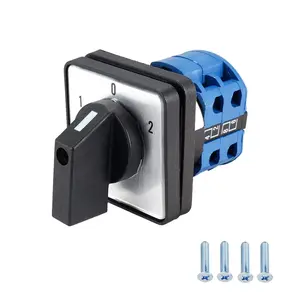 Changeover Switch LW28-20 3 Positions 8 Terminals Universal Rotary Cam Selector Latching Switches 550V 20A