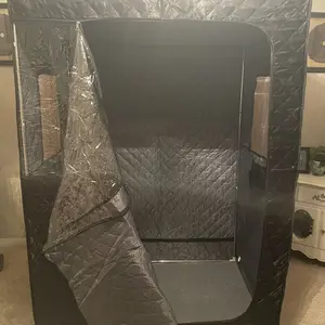 TEHANLD Portable Sauna Box for Home, Personal Steam Nurecover Saunas Heater at Home Use, 3.0L 1200W Steamer, Indoor Foldable Sauna Tent, Dry Sauna SPA Full Body Inflatable Pool