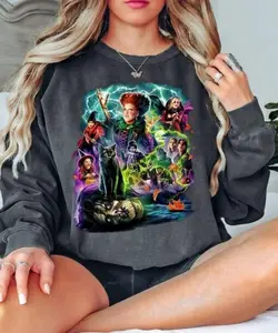 Hocus Pocus Halloween Shirt,Sweatshirts, Halloween Sanderson Sisters Shirt, Halloween Party Shirt,  Halloween Women’s Shirt Sweatshirts