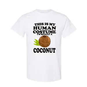 This Is My Human Costume I'm Really A Coconut T-Shirt Funny