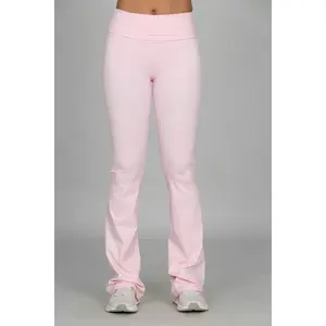 Ballet Pink Essential Foldover Flare Pant