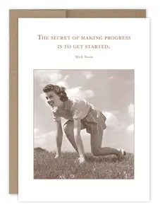 Get Started Encouragement Card