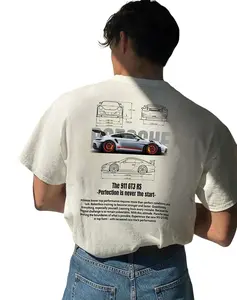 Porsche 911 GT3 RS Aesthetic Tshirt Cotton Fabric