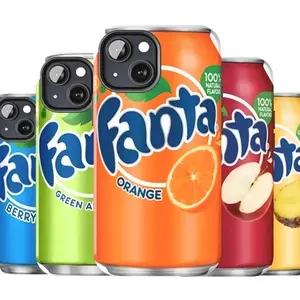 Colorful Enjoy A Fanta Soda Can Retro Pop Art Logo Heavy Duty Tough Phone Case Shockproof Drop Protection Durable Hard Cover Aesthetic for iPhone 11 12 13 14 15 16 17 Pro Max Plus