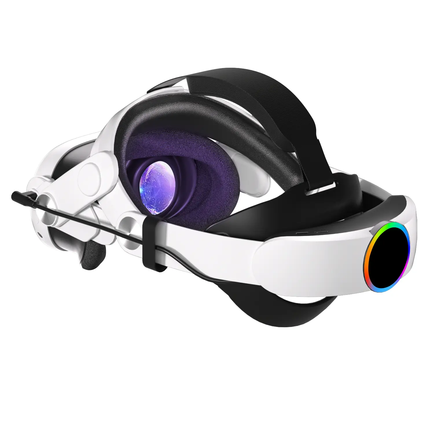 HURRA Head Strap with Battery Compatible with Meta/Oculus Quest 3S