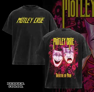 Vintage Camiseta Motley Crue Theatre of Pain Consulado do Rock T-shirt, metal band shirt, rock tour t-shirt, alternative band merch, trending t-shirt, 90s graphic tee, vintage graphic tee, grunge aesthetic shirt, classic rock merch
