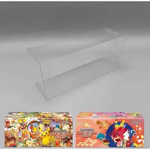 5PCS Pokemon Sword & Shield Clear Case For Kanazawa Opening Collection Box Protection