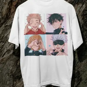 Kawaii Jujutsu Kaisen Shirt, Anime Graphic Tees, Gift For Him, Gift For Her, Anime Shirt, Anime Gifts, Anime Merch, Manga Sweatshirt  66