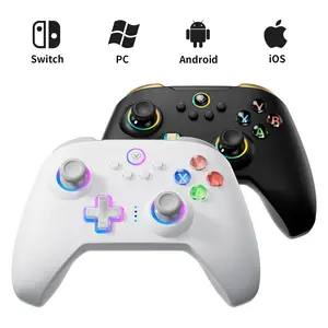 AOLION N10 Wireless Bluetooth Controller, Ergonomic Hall Effect Stick Gamepad, Compatible with PC, Steam, Switch, Accessories for Gamers
