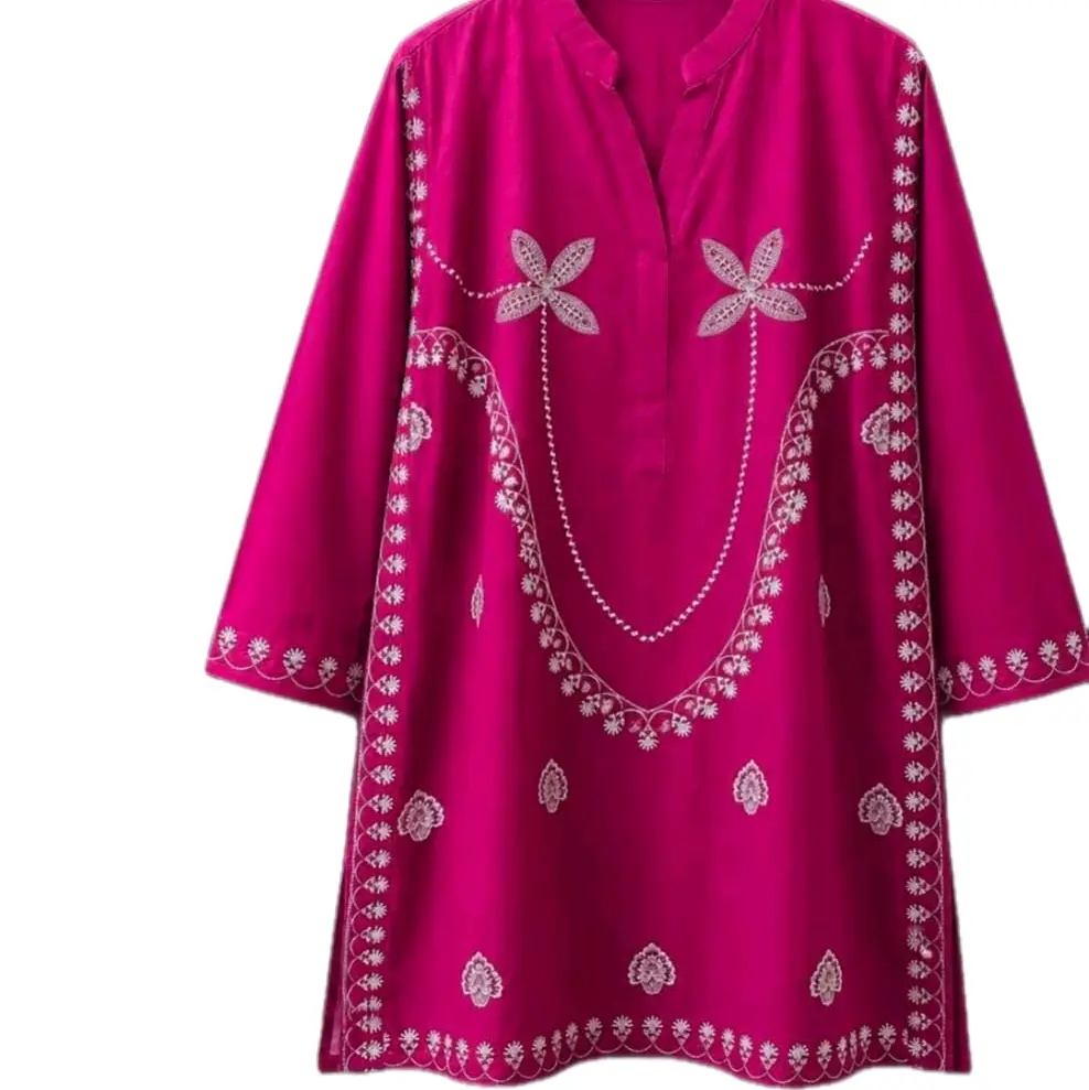 Casual wear Embroidered Pakistani Lawn Daily wear kurti