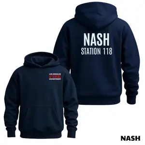 9-1-1 TV Show LAFD Hoodies – Evan Buckley, Eddie Diaz, Hen Wilson, Chimney Han, Bobby Nash, Ravi Panikkar, Hoodie