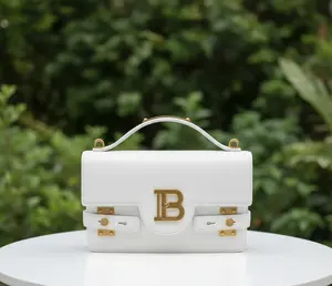 Pre-owned Balmain Leather Shoulder Bags Buzz 24 Bag NEW