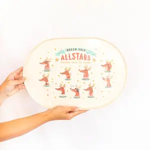 Rudolph the Red Nosed Reindeer Melamine Serving Tray Platter - Christmas