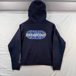 Billabong Hoodie Men Small Navy Pullover Surf Skate Y2K Logo Sweatshirt, Casual Sweatshirt Hoodie