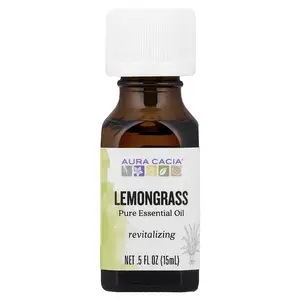 Aura Cacia Pure Essential Oil, Lemongrass, 0.5 fl oz (15 ml)