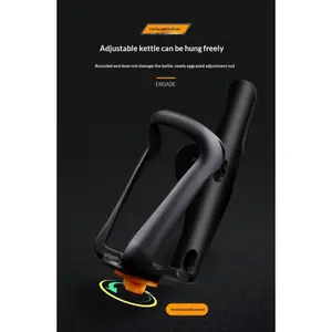 Adjustable Bike Water Bottle Holder, No Drilling Mountain Road Bicycle Mount, Anti-Shake Wraparound Cup Stand, Cycling Gear Accessory