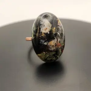 Piezoelectric Copper Ring Energy Protection Jewelry Handmade Piezoelectric Ring for Adults Energy Balance Healing Metaphysical Grounding Unique Statement Piece