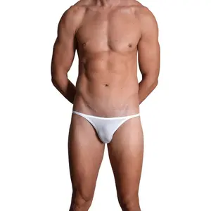 BfM Mens Lowrise Sheer String Bikini Underwear