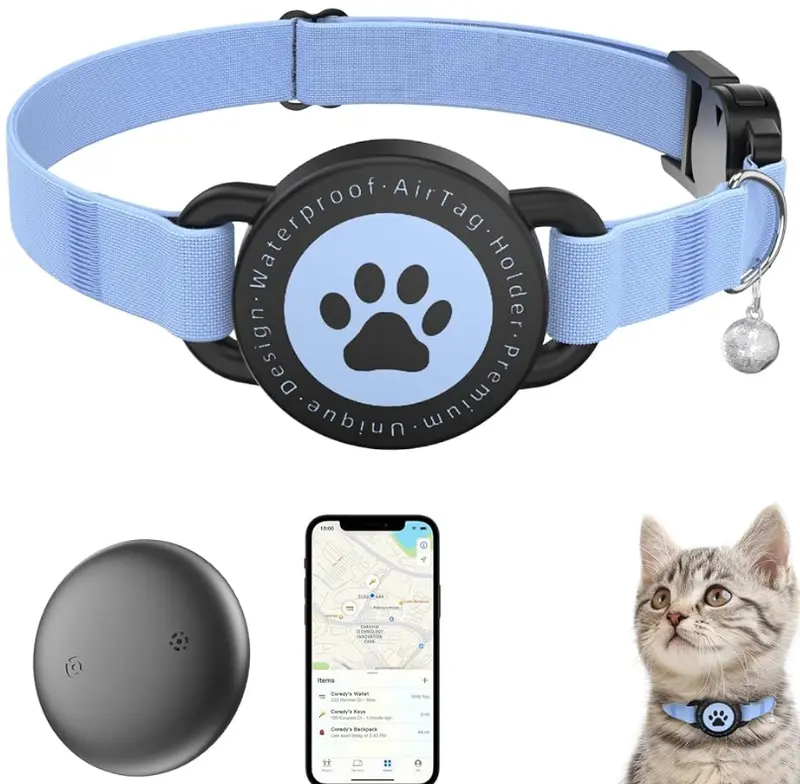GPS Dog Tracker – Intelligent Anti-Lost Pet Locator With Bluetooth 5.0, Item Finder, Compact ABS Design 1 thumbnail image