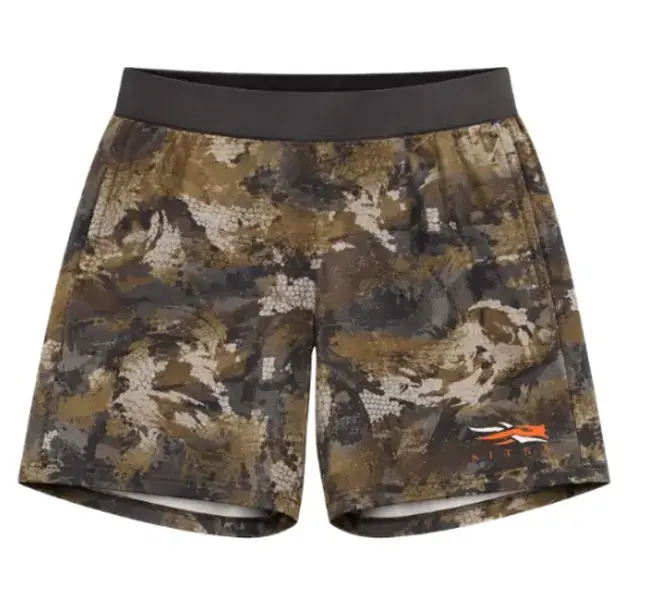 SITKA Digital Honeycomb Camo Shorts | Camouflage Waterfowl Short Pant | Duck Hunting Apparel | Men's Performance Hunting Shorts | Waterfowl Gear | Marsh Camo Shorts | Lightweight Outdoor Shorts | Gift for Him